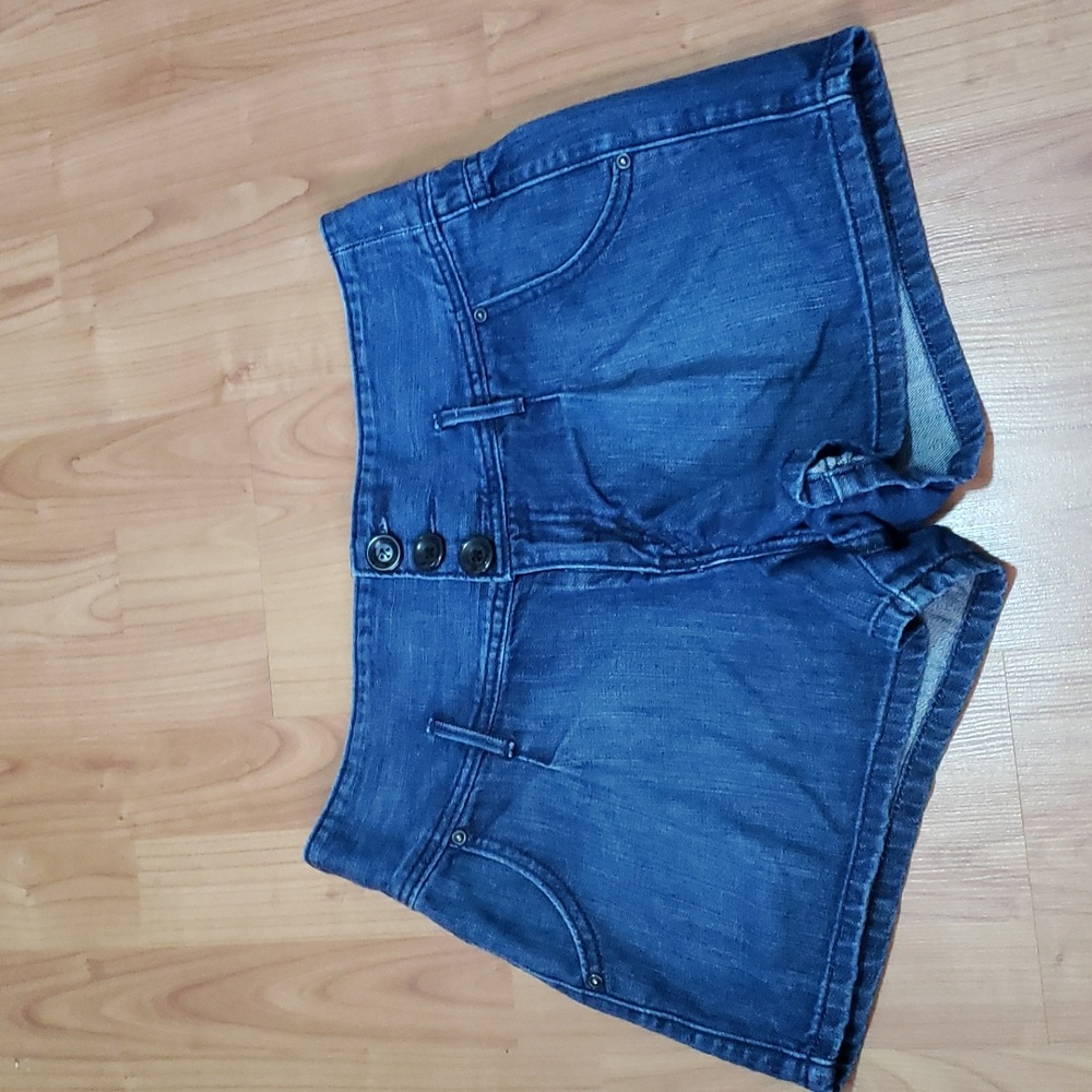 Levi's High Waisted Denim Jean Shorts 8